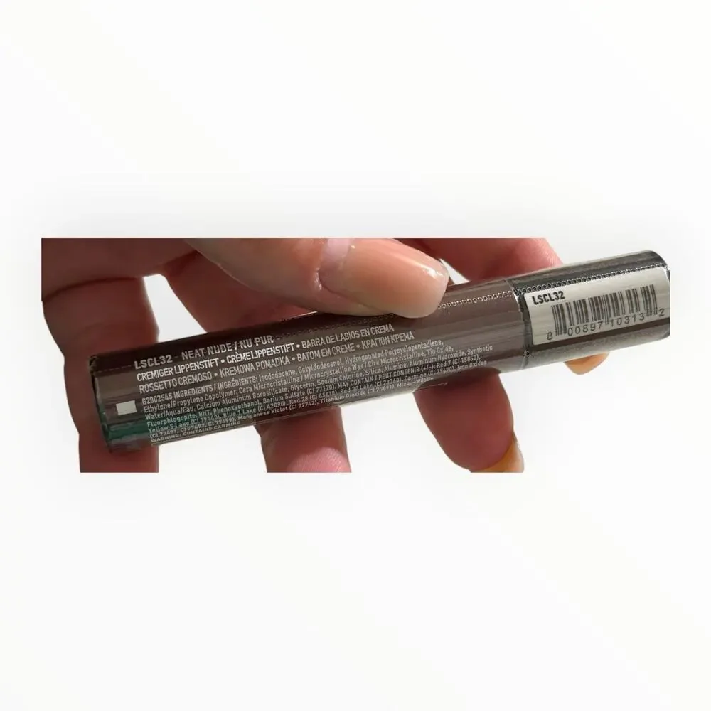 NYX Liquid Suede Metallic Matte Lipstick LSCL32 Neat Nude Dirty Grey Plum New